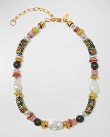 Lizzie Fortunato SOUVENIR NECKLACE IN TROPIC