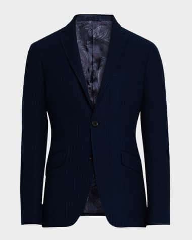 Etro Men's Basic Textured Blazer