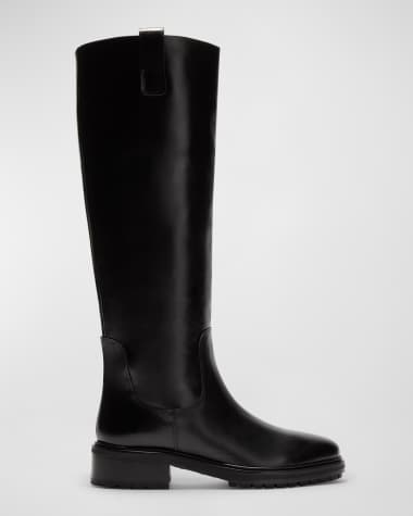 Aeyde Henry Leather Tall Riding Boots