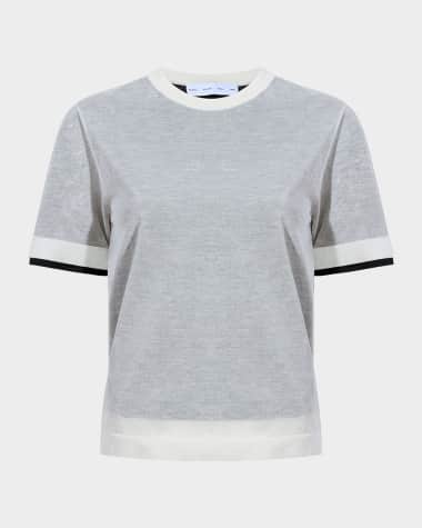 Proenza Schouler White Label Powell Sheer Knit Top