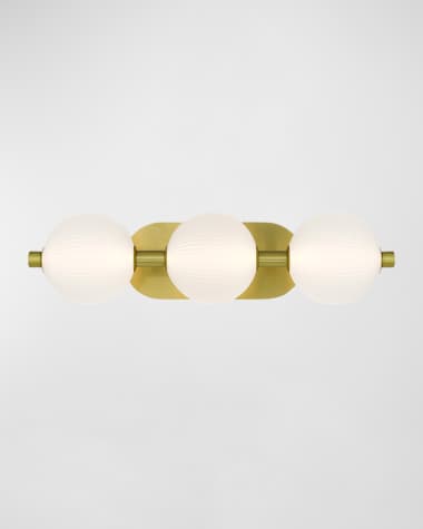 Eurofase Palmas 3-Light LED Golden Vanity