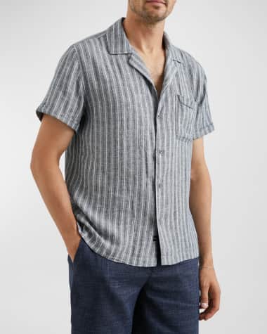 Rails Men's Waimea Striped Camp Shirt
