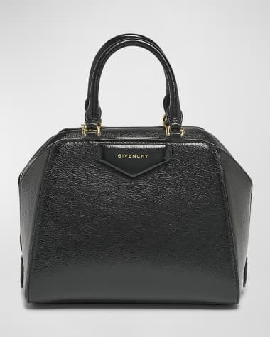 Givenchy Antigona Cube Mini Top-Handle Bag in Shiny Tumbled Leather