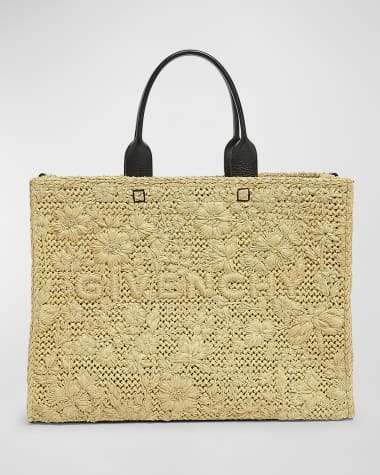 Givenchy G-Tote Medium Shopping Bag with Flower Embroidery