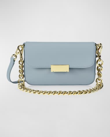 Gigi New York Edie Flap Leather Shoulder Bag