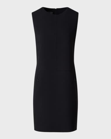 Akris Wool Crepe Mini Dress