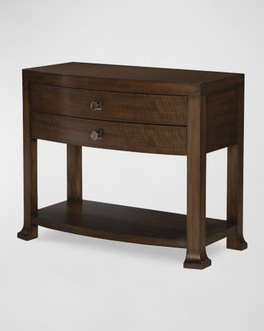 Century Furniture Cline Bowfront Nightstand