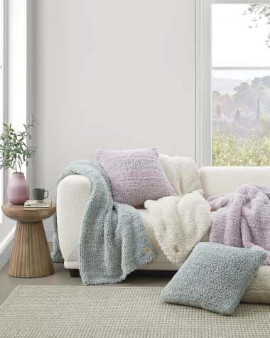 Ugg blanket with pom poms outlet