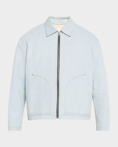 FRAME Men's Lightweight Denim Trucker Jacket