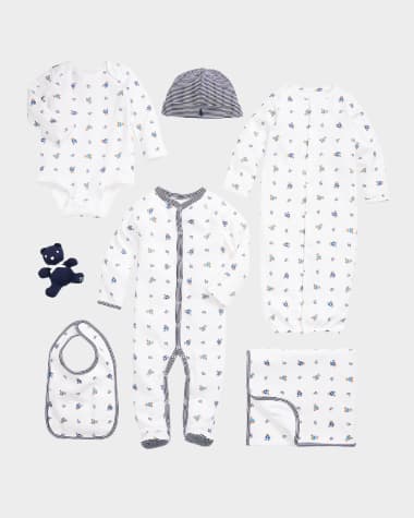Ralph Lauren Childrenswear Kid's 7-Piece Gift Box Set, Size Newborn-9M