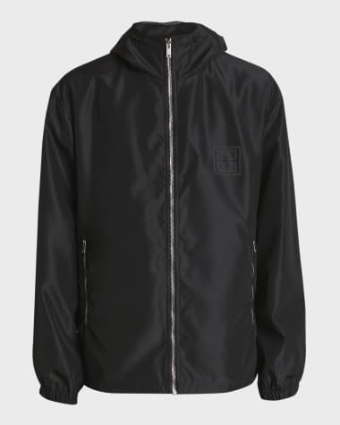 Givenchy Men's 4G Jacquard Wind-Resistant Jacket