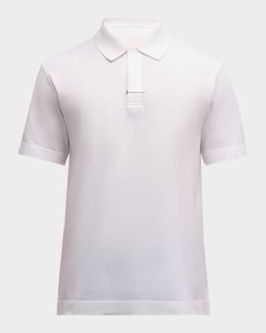 Givenchy Men's Classic Polo Shirt with Tie Clip