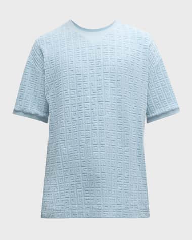 Givenchy Men's 4G Logo Jacquard Short-Sleeve T-Shirt