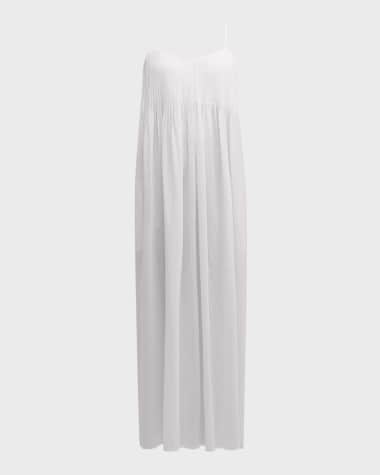 Foemina Viv Pintuck Seersucker Maxi Dress