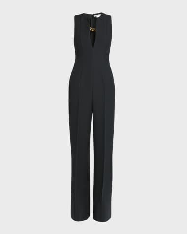 Stella McCartney Tailored Jumpsuit with Chain Detail