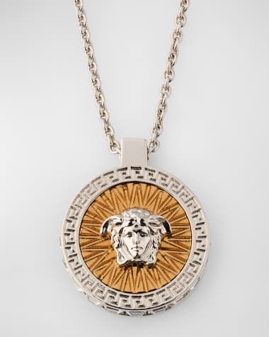 Versace Men's Medusa Pendant Necklace