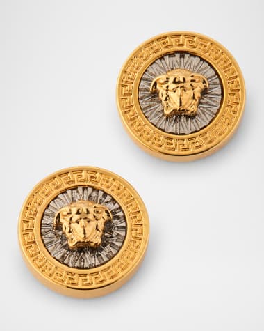 Versace Men's Medusa Earrings