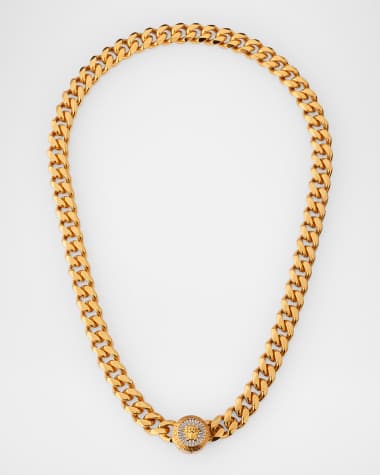 Versace Men's Medusa Chain Necklace