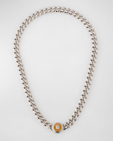 Versace Men's Medusa Chain Necklace