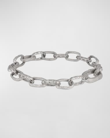 Marco Dal Maso Men's Warrior Link Bracelet with Silver Clasp