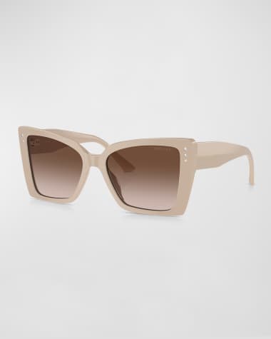 Jimmy Choo Embellished Acetate Butterfly Sunglasses