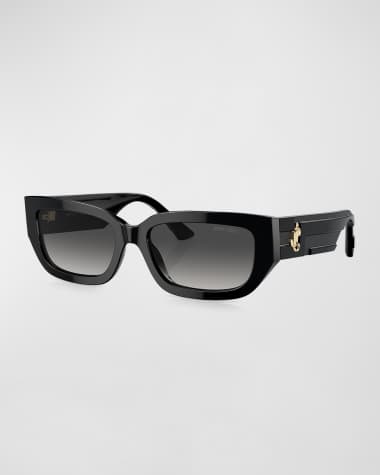 Jimmy Choo JC Logo Acetate Cat-Eye Sunglasses