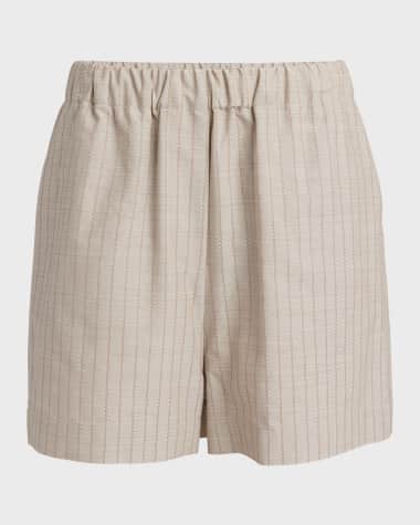 Golden Goose Stripe Jacquard Pull-On Shorts