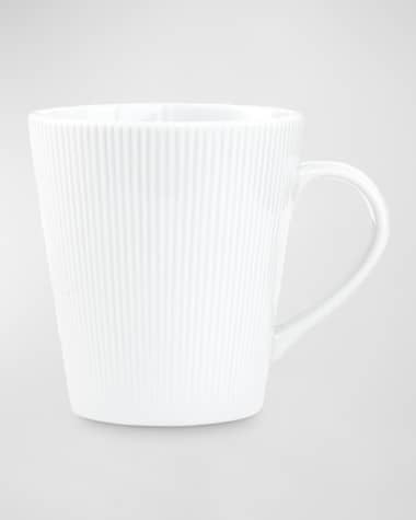 PILLIVUYT Eventail 9 oz Mugs, Set of 4