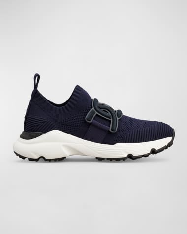 Tod's Stretch Knit Chain Runner Sneakers