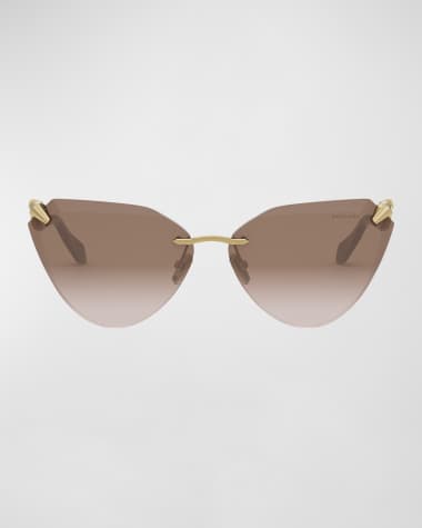 BVLGARI Serpenti Viper Cat-Eye Sunglasses