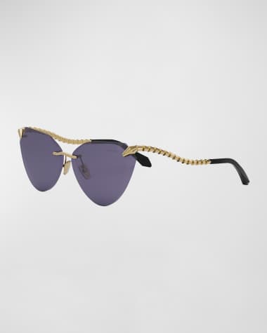BVLGARI Serpenti Viper Cat-Eye Sunglasses