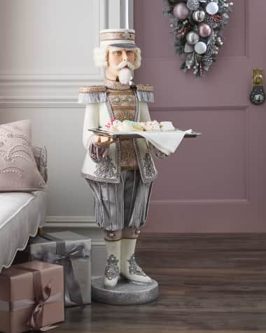 Katherine's Collection Blush Butler Nutcracker, 48.5"