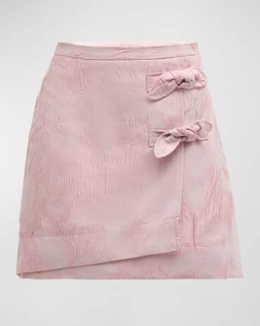 Ganni Textured Cloqué Mini Skirt