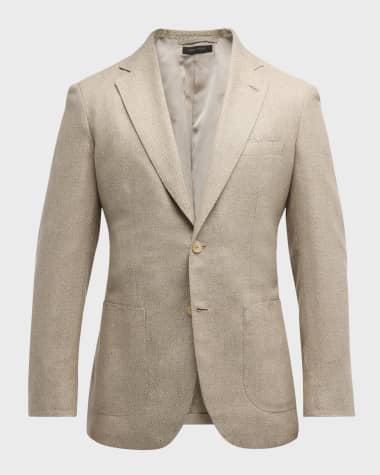 Brioni Men's Melange Twill Blazer