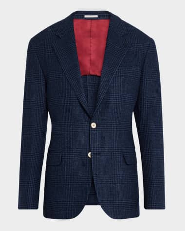 Brunello Cucinelli Men's Donegal Plaid Sport Coat