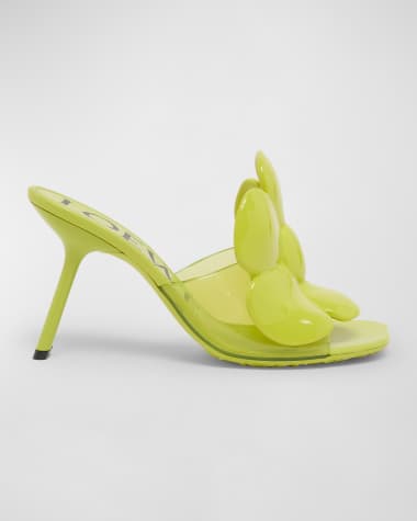 Lime green designer heels on sale