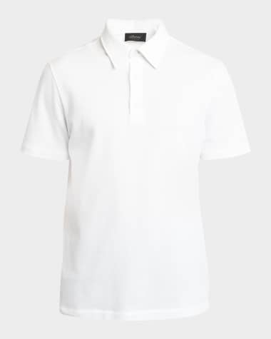 Brioni Men's Cotton Jersey Polo Shirt