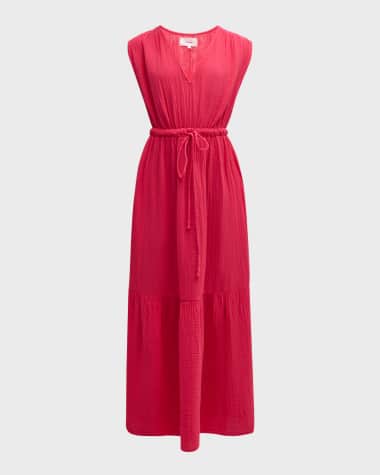 Xirena Rosalie Sleeveless Cotton Gauze Maxi Dress