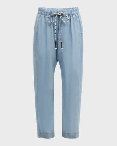 Xirena Draper Cropped Cotton Denim Pants