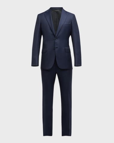 Brioni Men's Windowpane Wool Suit