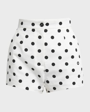 Dolce&Gabbana Polka-Dot Tailored Shorts