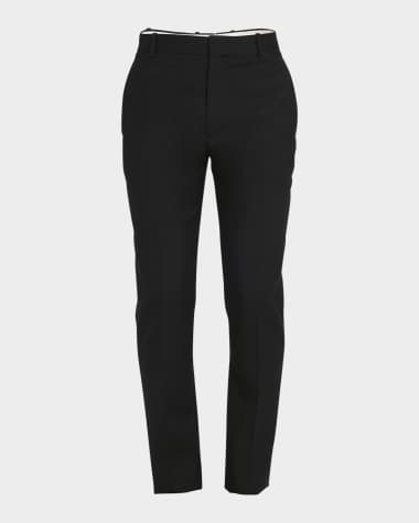 McQueen Men's Wool Gabardine Cigarette Trousers