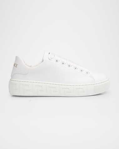 Versace Kid's Greca Low Top Sneakers, Kids