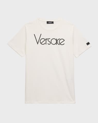 Versace Boy's Classic Logo-Print T-Shirt, Size 8-14