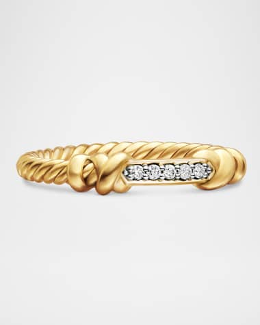 David Yurman Petite Helena Wrap Band Ring, 4mm