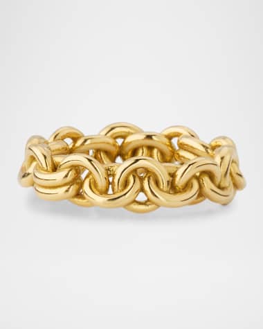 Spinelli Kilcollin Fused Serpens Ring in 18K Yellow Gold, Medium