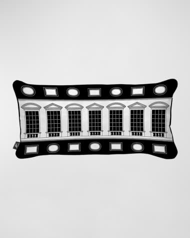 Fornasetti Architettura Cushion, 12" x 24"