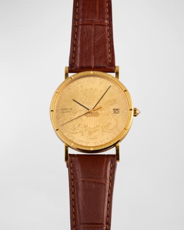 Vintage Watches Corum Double Eagle $20 Coin 35mm Vintage 1990s Watch