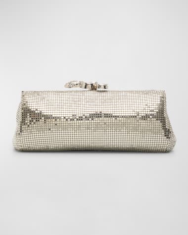 Whiting & Davis Embellished Evening Clutch Bag