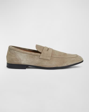 Bruno Magli Men's Lastra Suede Penny Loafers